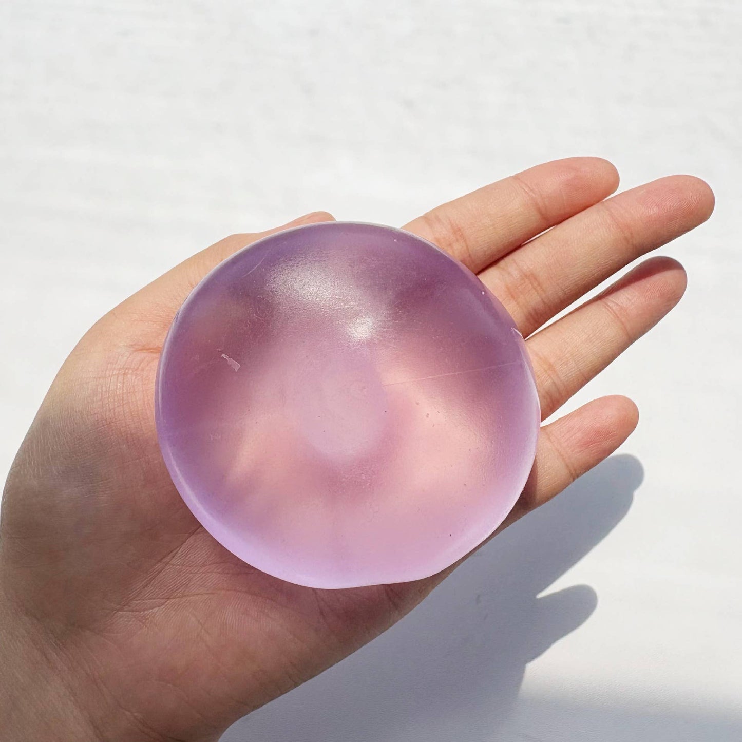Coconut Oil Squishy Stress Ball: Purple