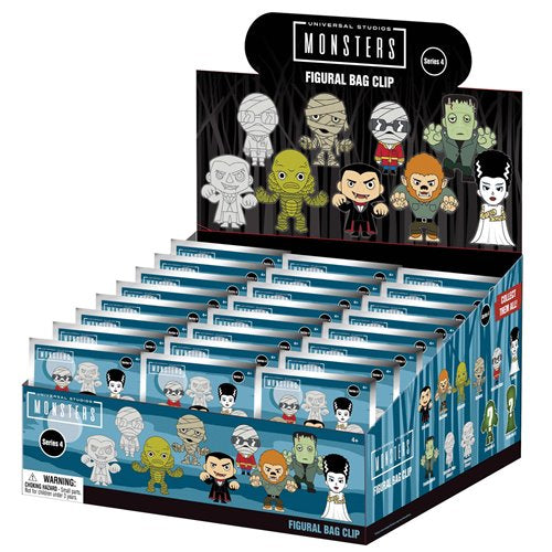 Universal Monsters Series 4 3D Foam Bag Clip-Single Blind Bag