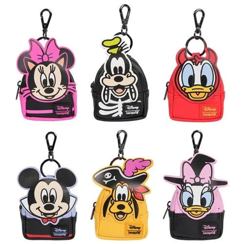 Mickey and Friends Halloween Mini-Backpack Mystery Box Bag Charm Random 1-Pack - Entertainment Earth Exclusive