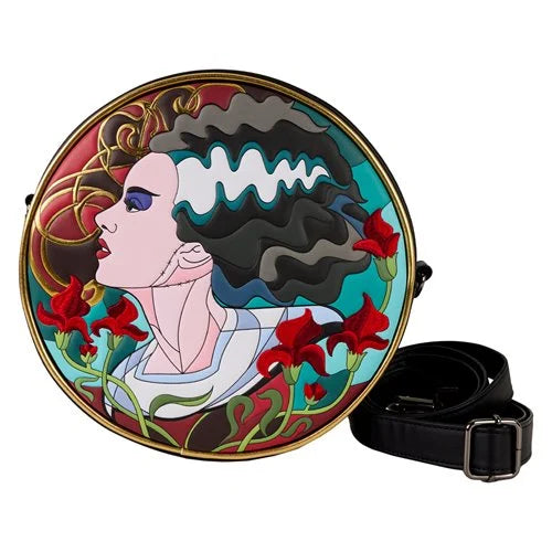 Universal Monsters Bride of Frankenstein Stained Glass Crossbody Purse