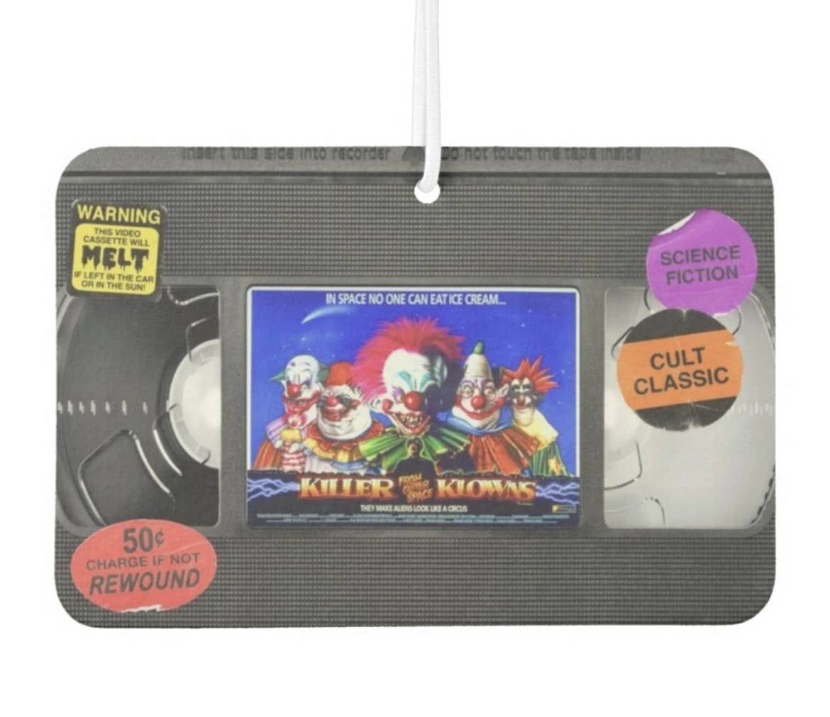 VHS Killer Klowns Freshener- Cotton Candy Scent  