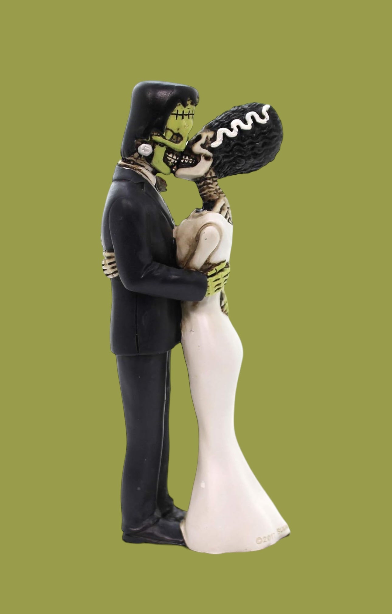 Frank and Bride Kissing Collectible Figurine