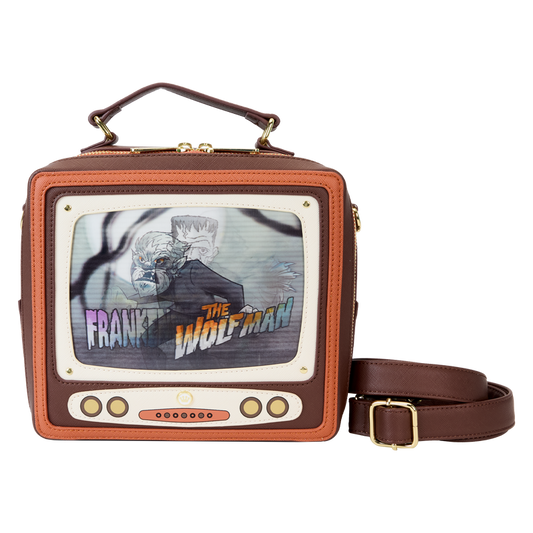 Universal Monsters Vintage TV Triple Lenticular Crossbody Bag