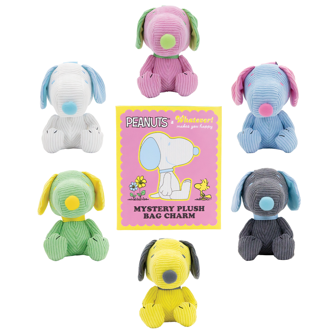 Peanuts Mystery Box Corduroy Plush Bag Charms