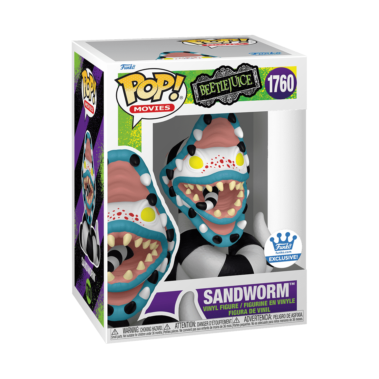 Funko Pop! Movies: SANDWORM #1760 (Beetlejuice Series)