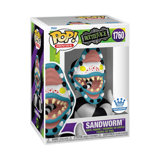 Funko Pop! Movies: SANDWORM #1760 (Beetlejuice Series)