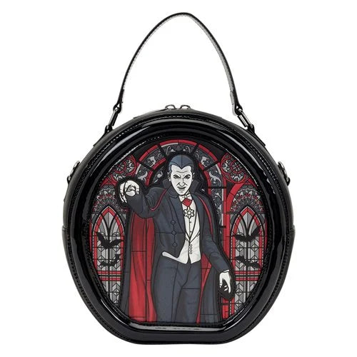 Dracula & Frankenstein Double Sided Crossbody Bag