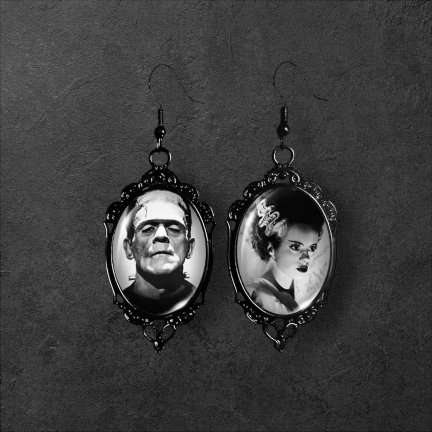 The Bride and Frankenstein Earrings