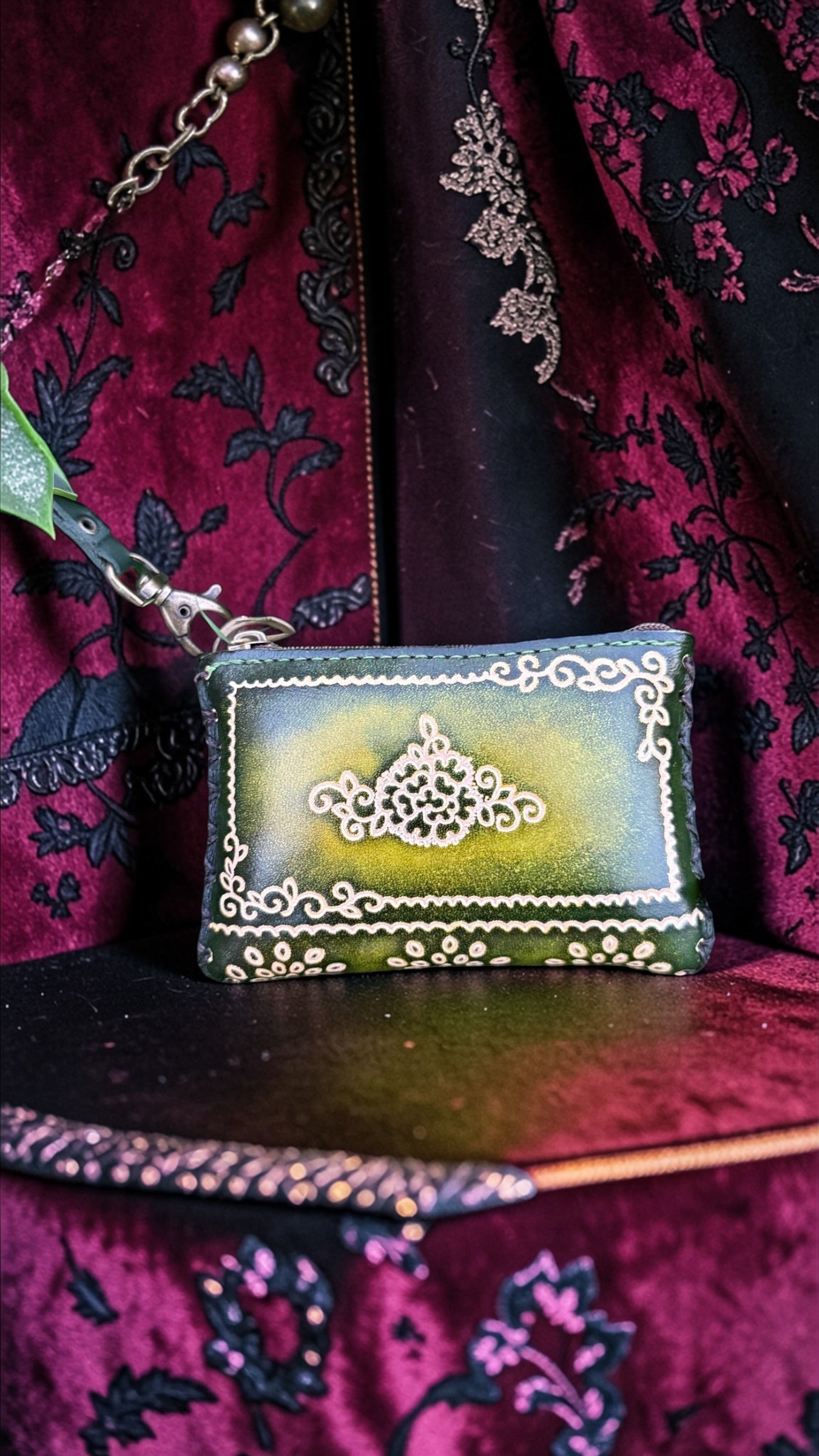 Mini Scorpion Handmade Leather Coin Purse