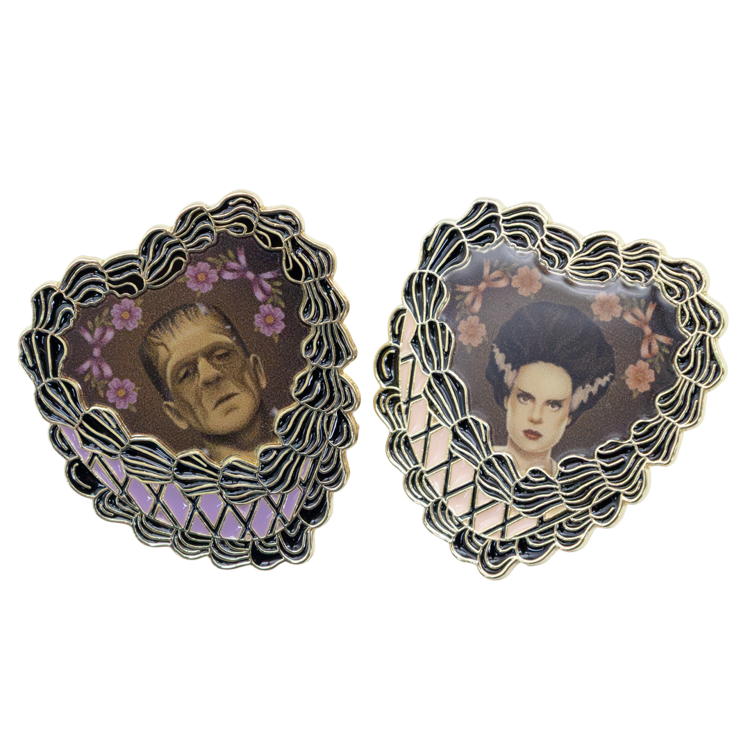 Universal Monsters Coquette Mystery Box Cake Epoxy Pins