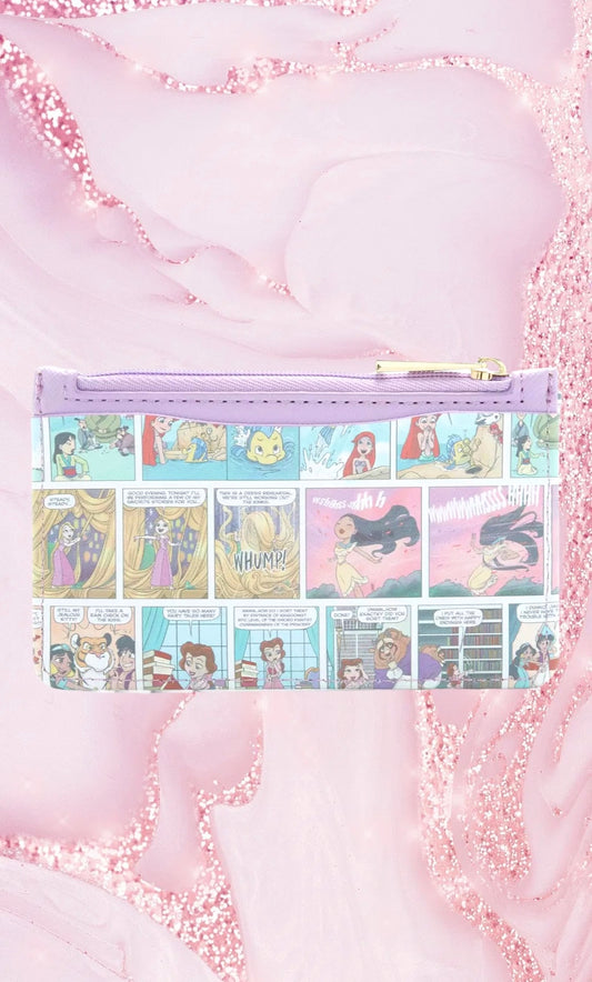 Princesses Comic Art Allover Print Cardholder