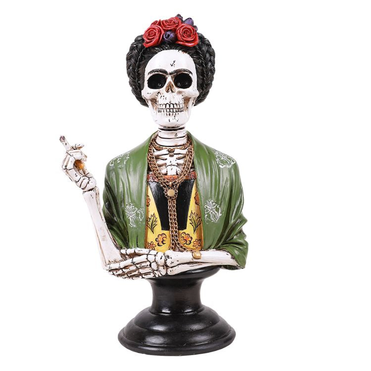 Frida Skeleton Bust