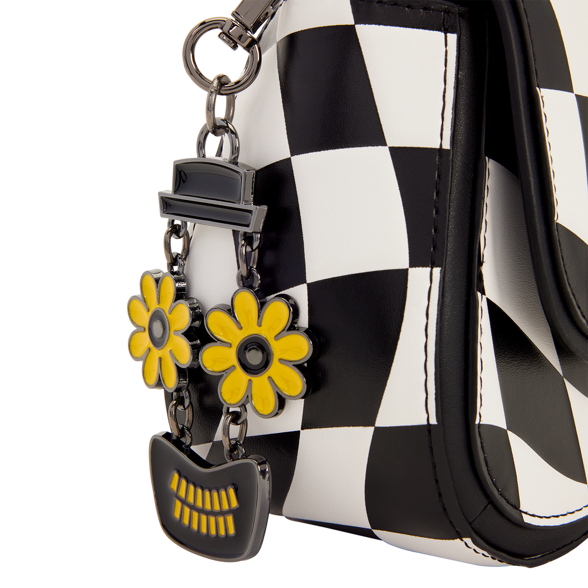 Terrifier Art the Clown Checkered  Loungefly Crossbody Bag