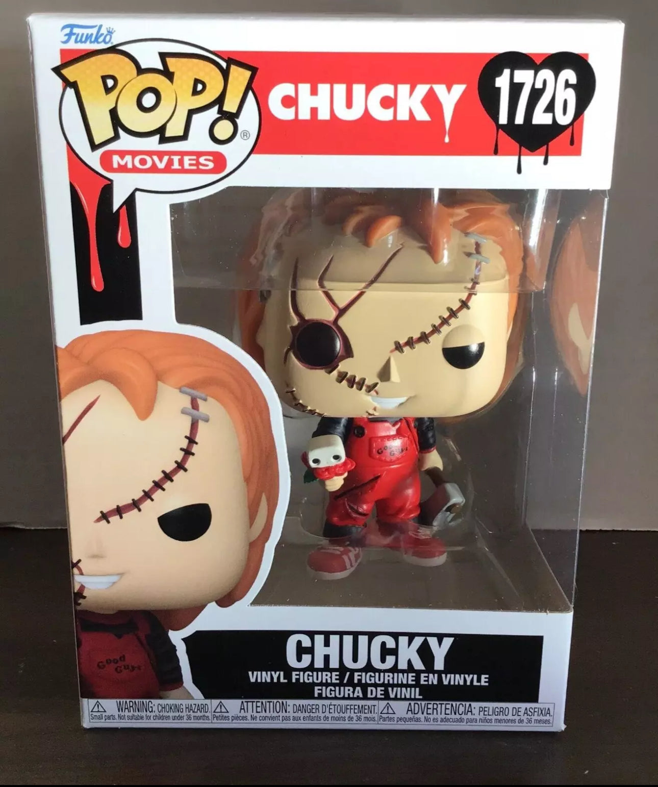 Chucky Child’s Play Valentine’s Funko Pop