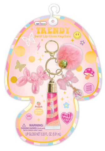 Trendy Lipgloss Keychain