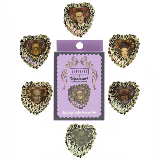 Universal Monsters Coquette Mystery Box Cake Epoxy Pins