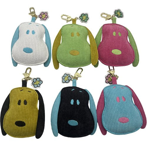 Peanuts Mystery Box Snoopy Head Padded Corduroy Bag Charms