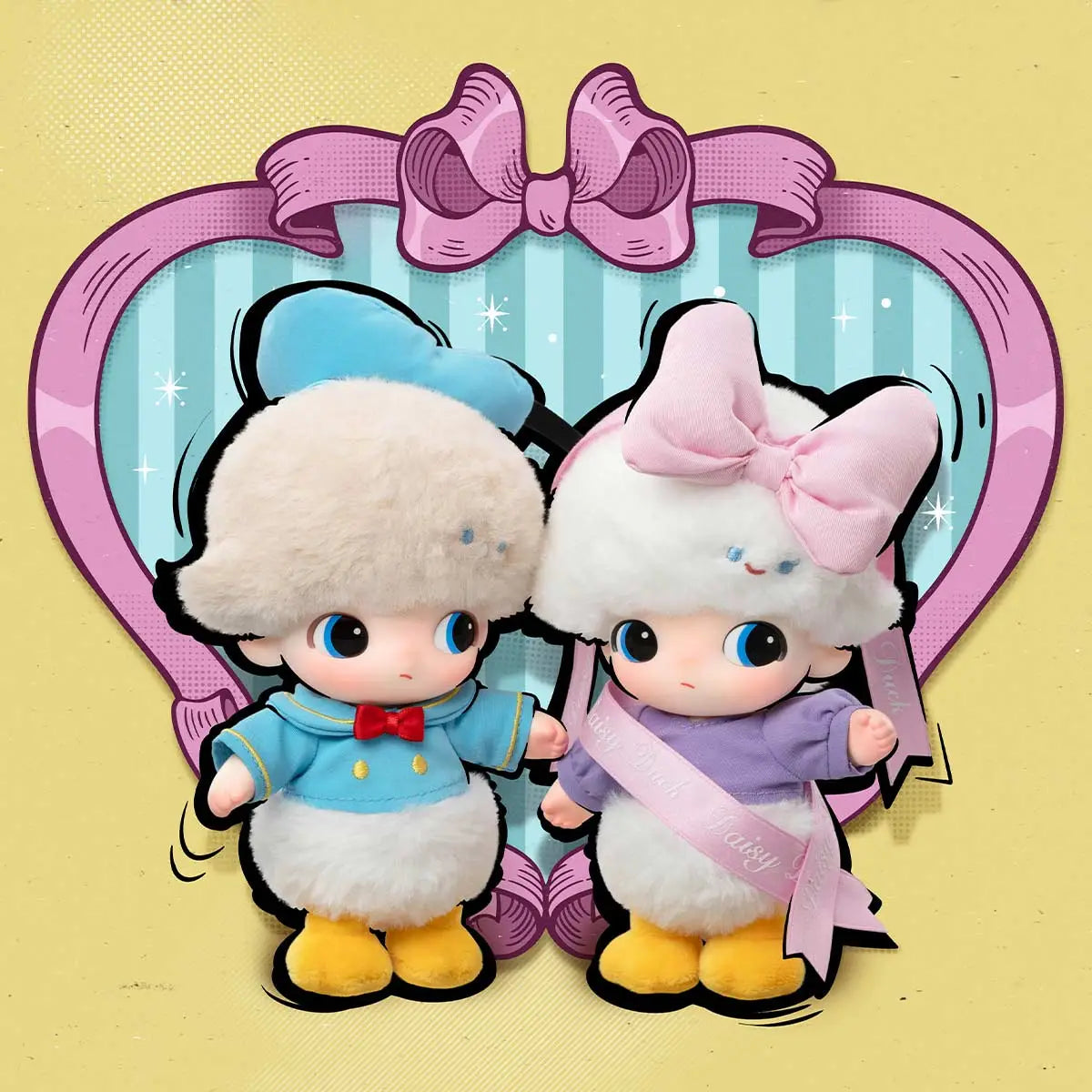 DIMOO WORLD × DISNEY Series-Vinyl Plush Keychain Blind Box