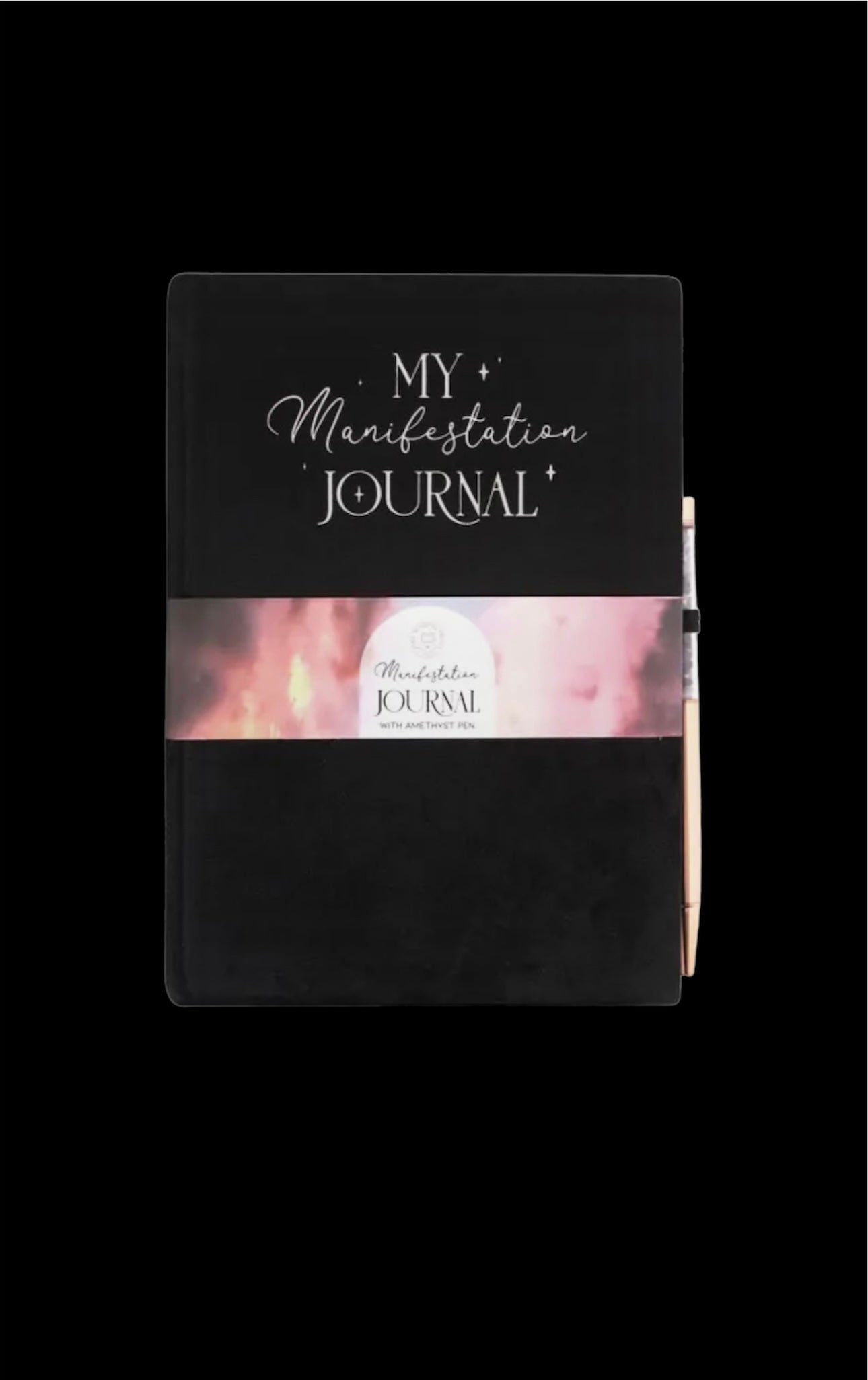 Manifestation Journal Notebook with Amethyst Pen