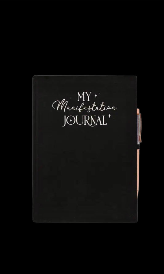 Manifestation Journal Notebook with Amethyst Pen