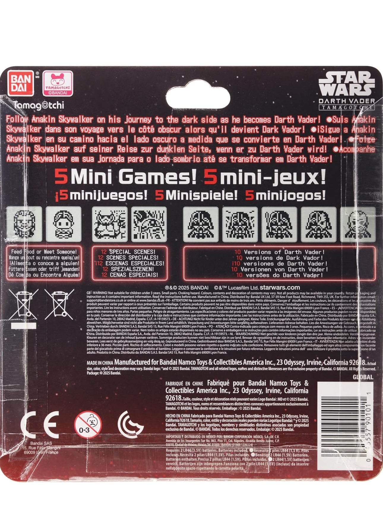 Tamagotchi Nano x Star Wars - Darth Vader with Silicone Case Set