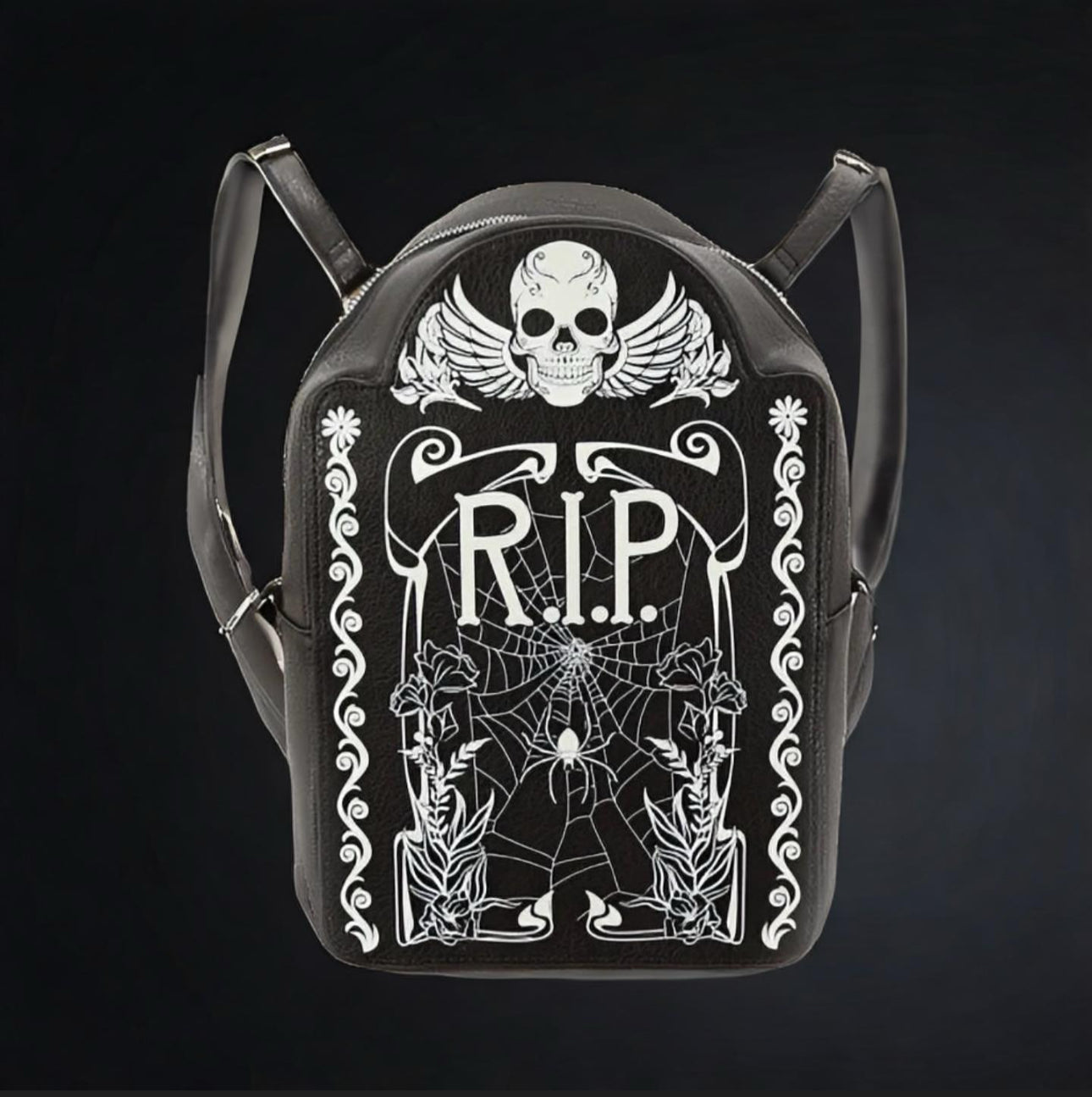 Glow in the Dark Tombstone Mini Backpack