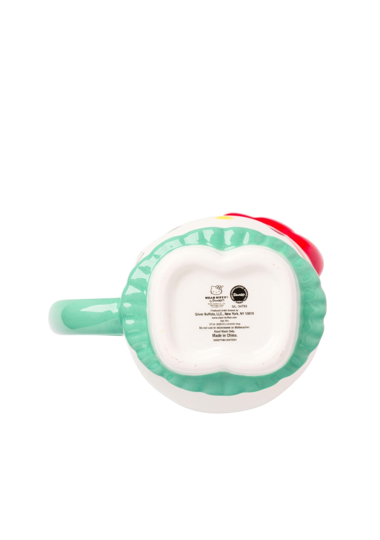 Hello Kitty Holiday Tree Dress Ceramic 3D Sculpted Mug