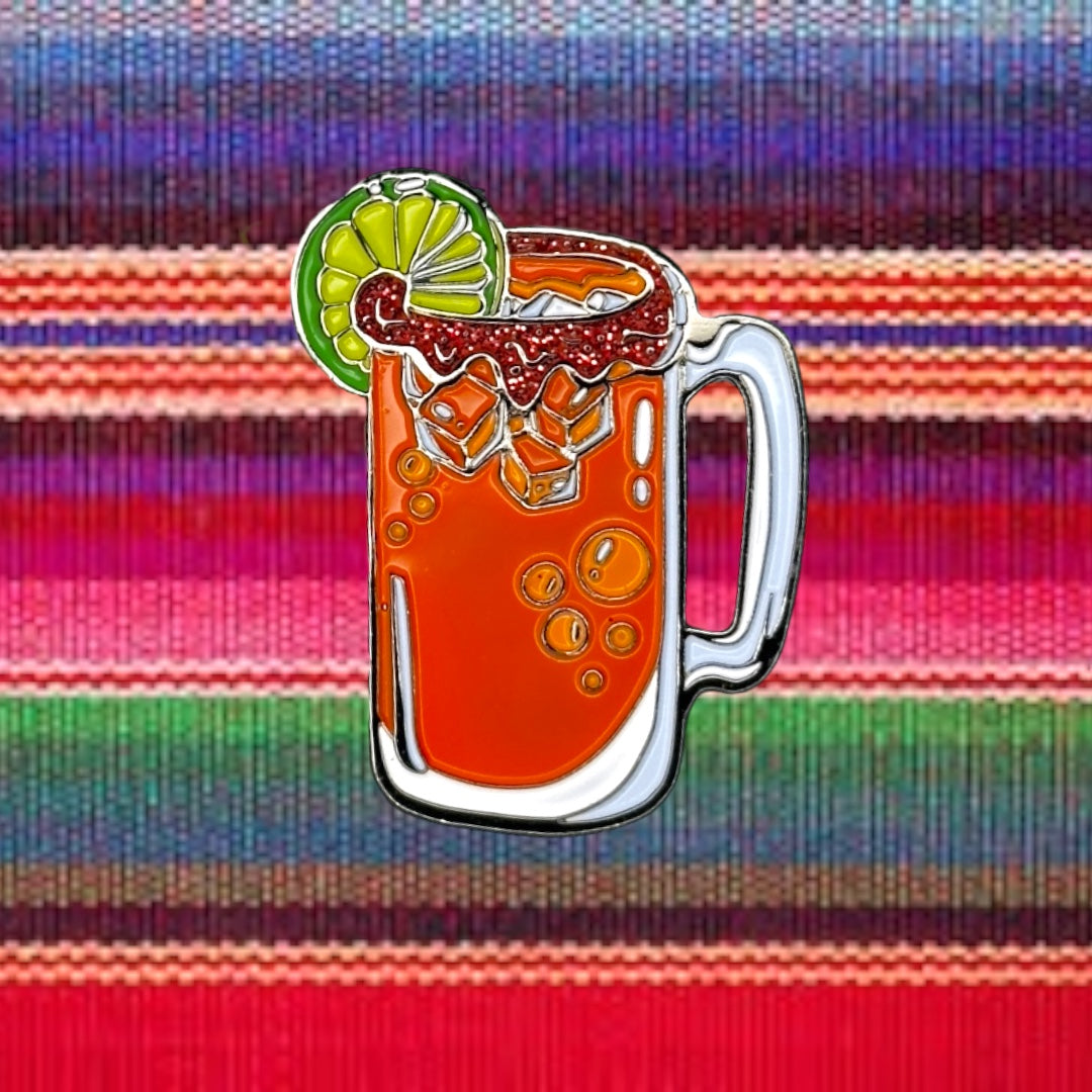 Michelada Enamel Pin