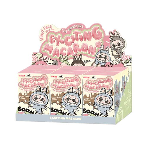 POP MART THE MONSTERS - Exciting Macaron Vinyl Face Blind Box