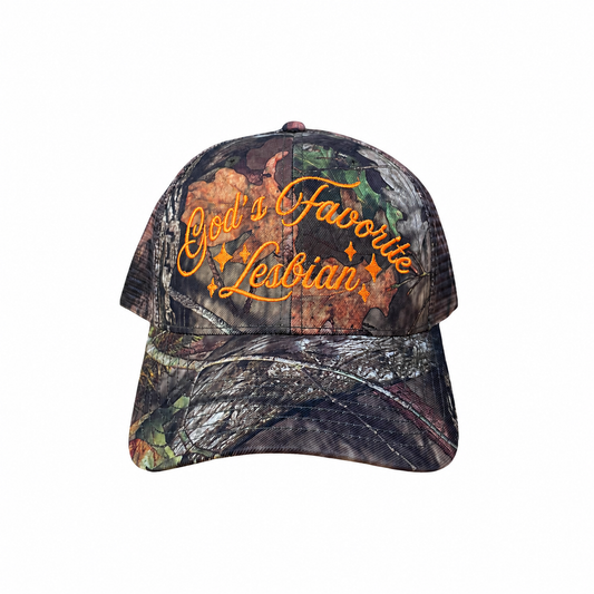 God's Favorite Lesbian Camo Cap