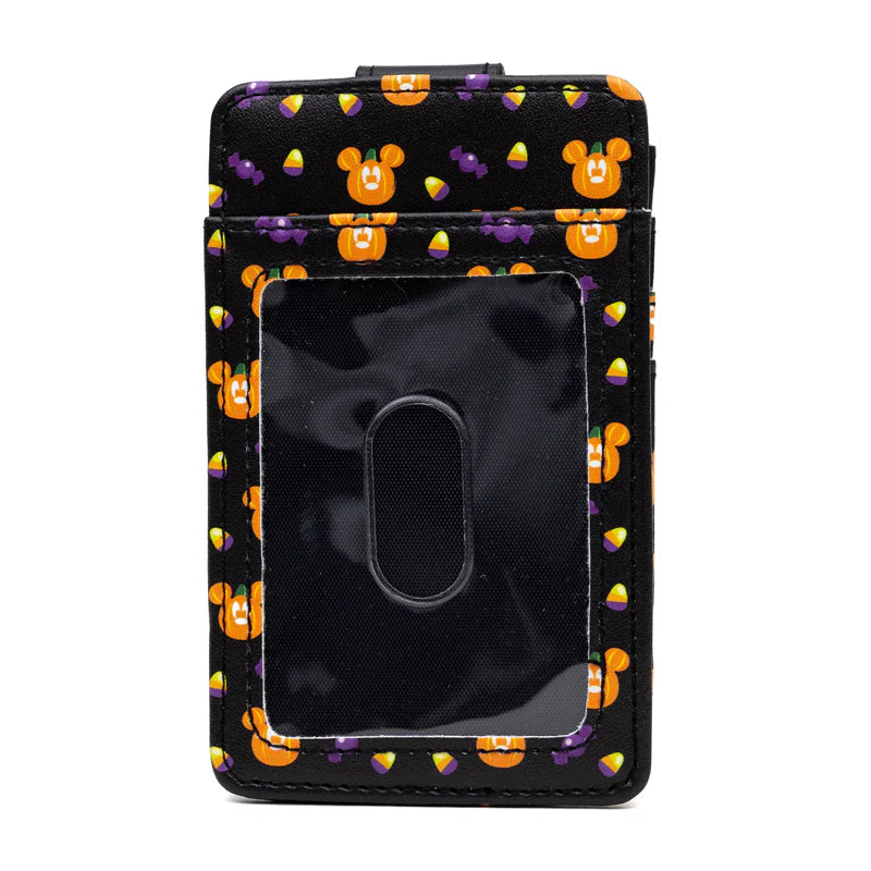 Disney Halloween Mickey Mouse Pumpkin ID Cardholder