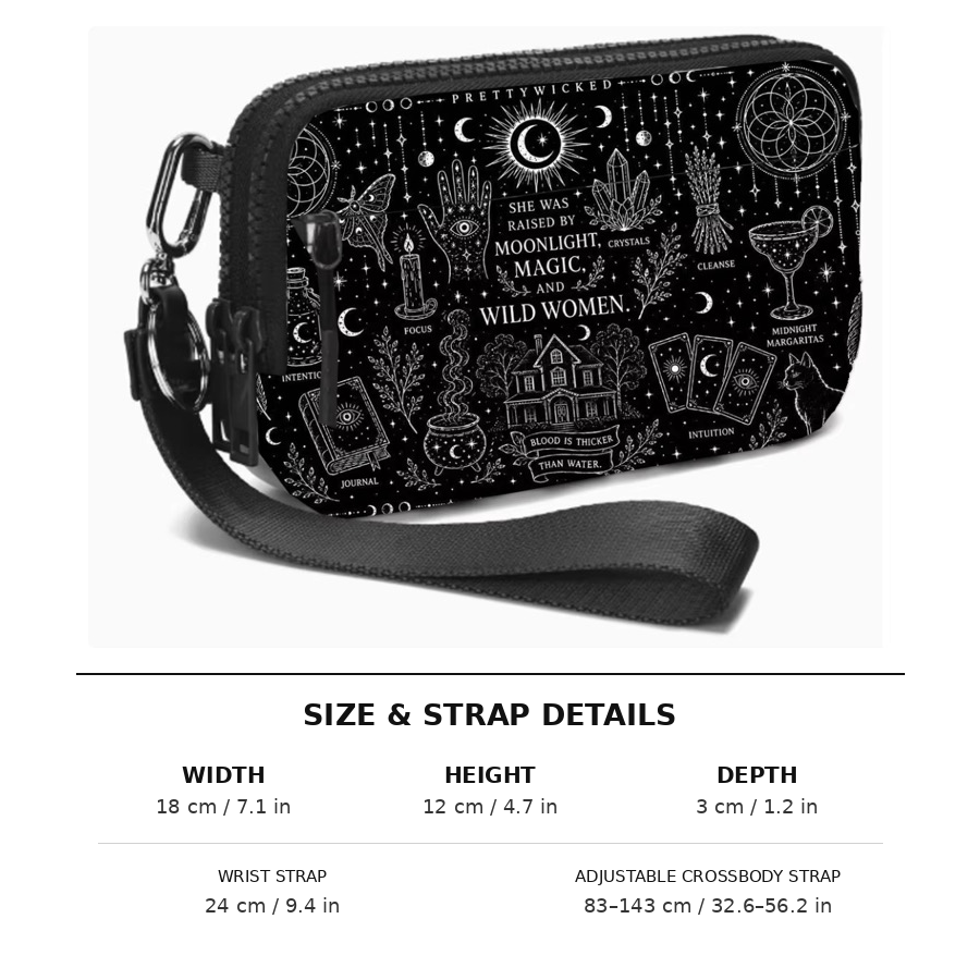 Wicked Intuition Crossbody Wallet Bag