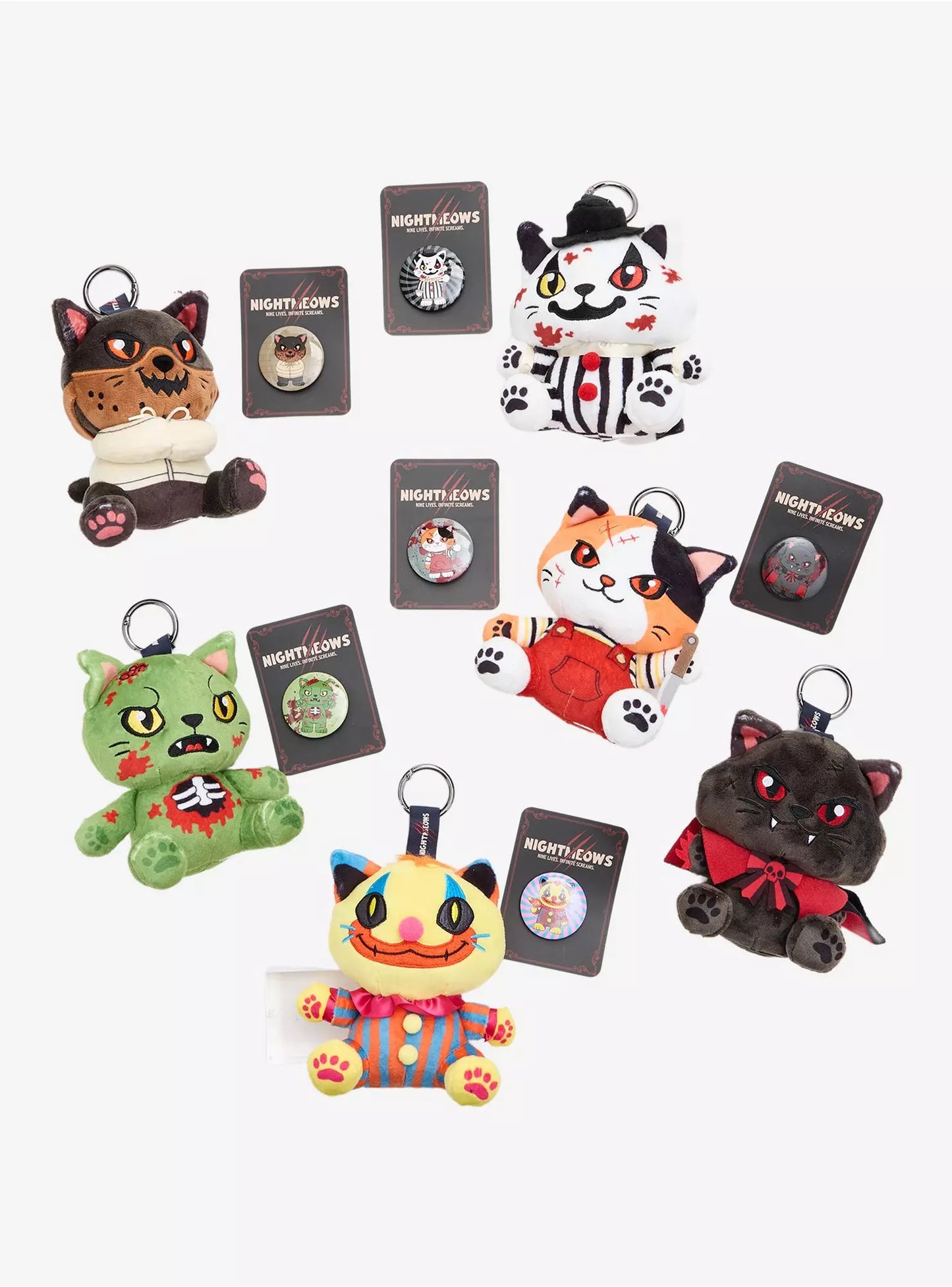 Otonagai Nightmeows Blind Box Plush Bag Charm