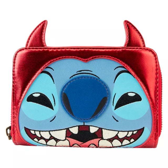 Devil Ears Stitch Zip Wallet