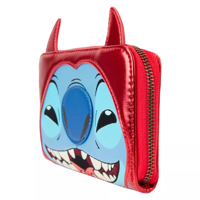 Devil Ears Stitch Zip Wallet