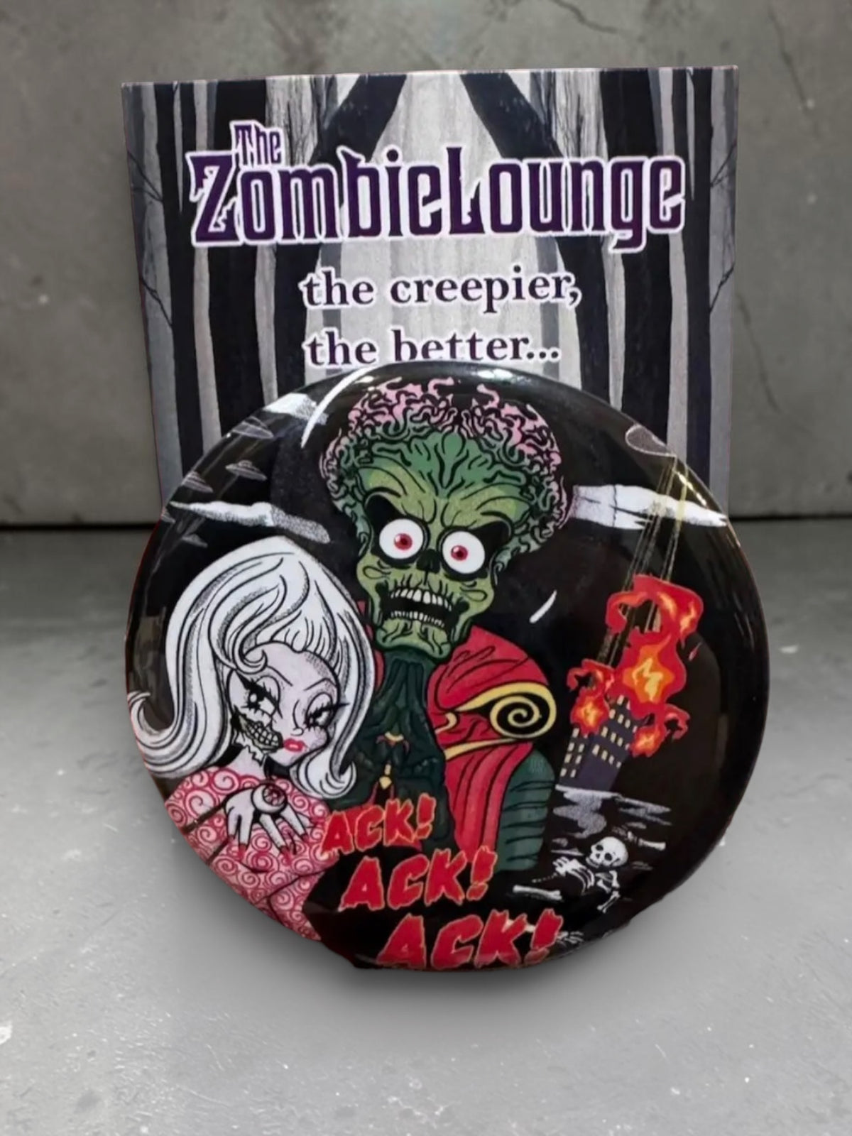 Mars Attack 2” Pin