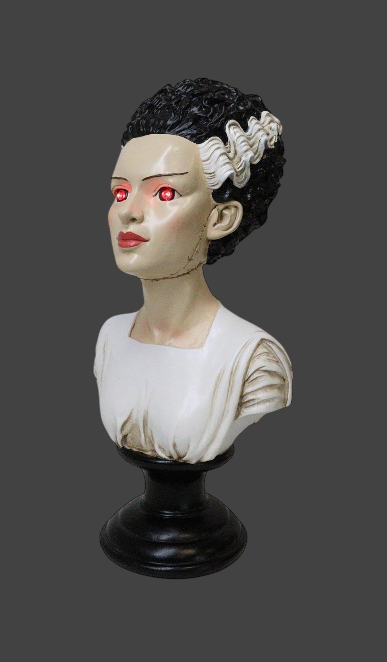 Bride of Frankenstein Bust w/ LED Lights