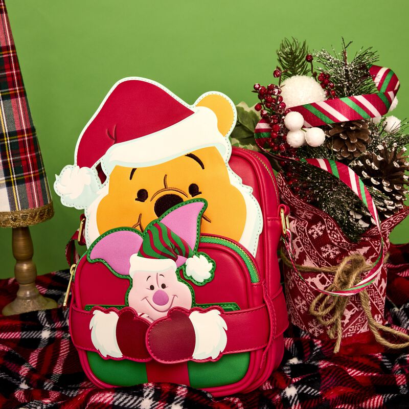 Disney Winnie The Pooh & Piglet Santa Crossbuddies® Cosplay Crossbody Bag With Coin Bag