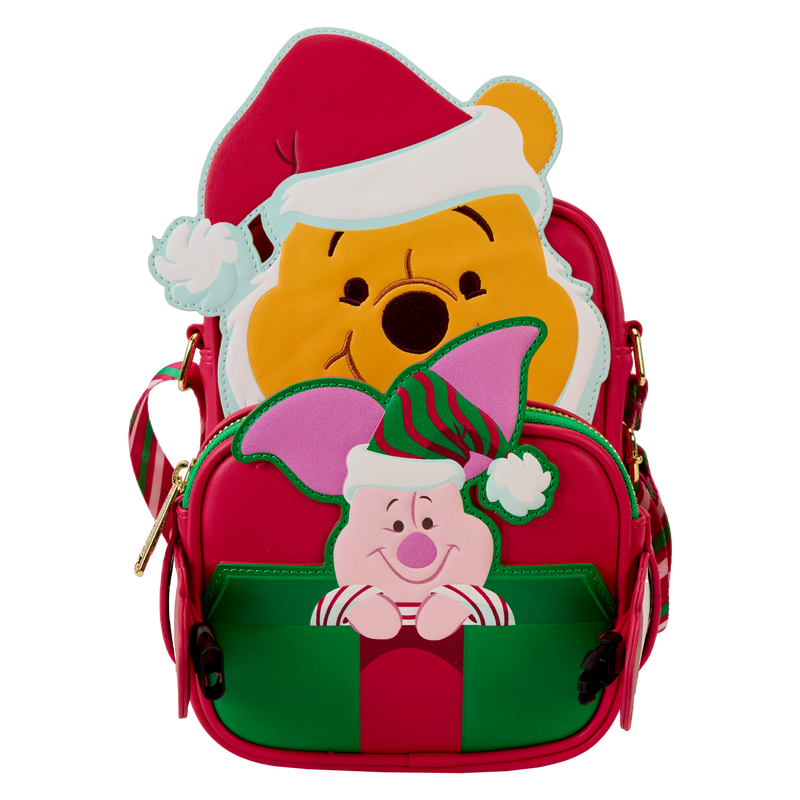 Disney Winnie The Pooh & Piglet Santa Crossbuddies® Cosplay Crossbody Bag With Coin Bag