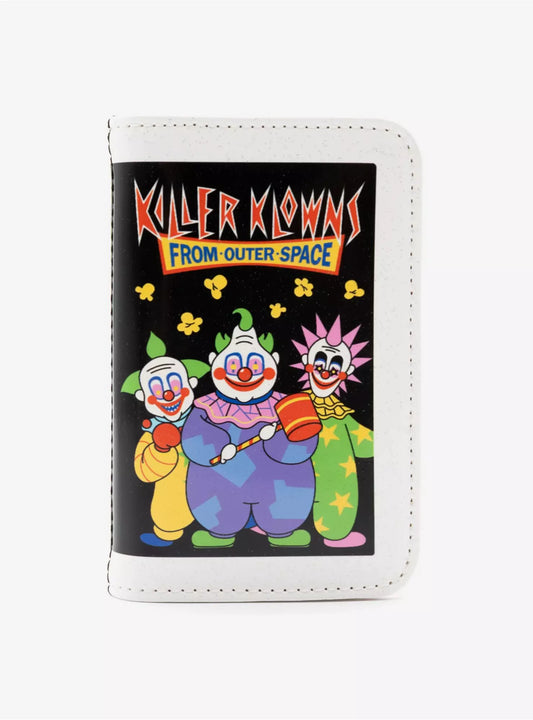 Whatever! Makes You Happy x Killer Klowns From Outer Space VHS Accordion Wallet