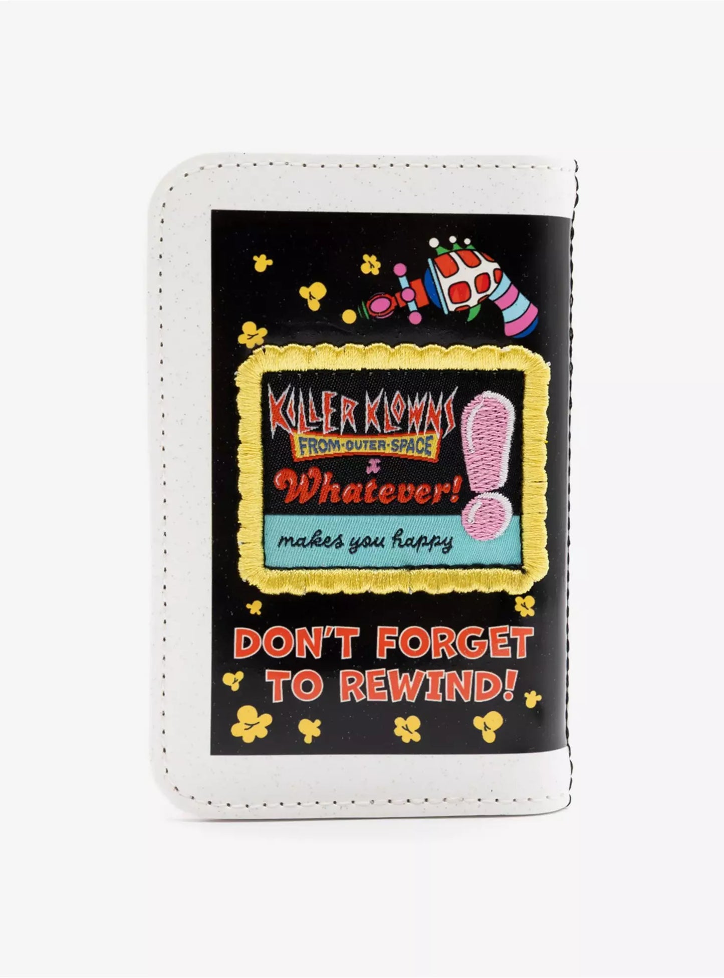 Whatever! Makes You Happy x Killer Klowns From Outer Space VHS Accordion Wallet