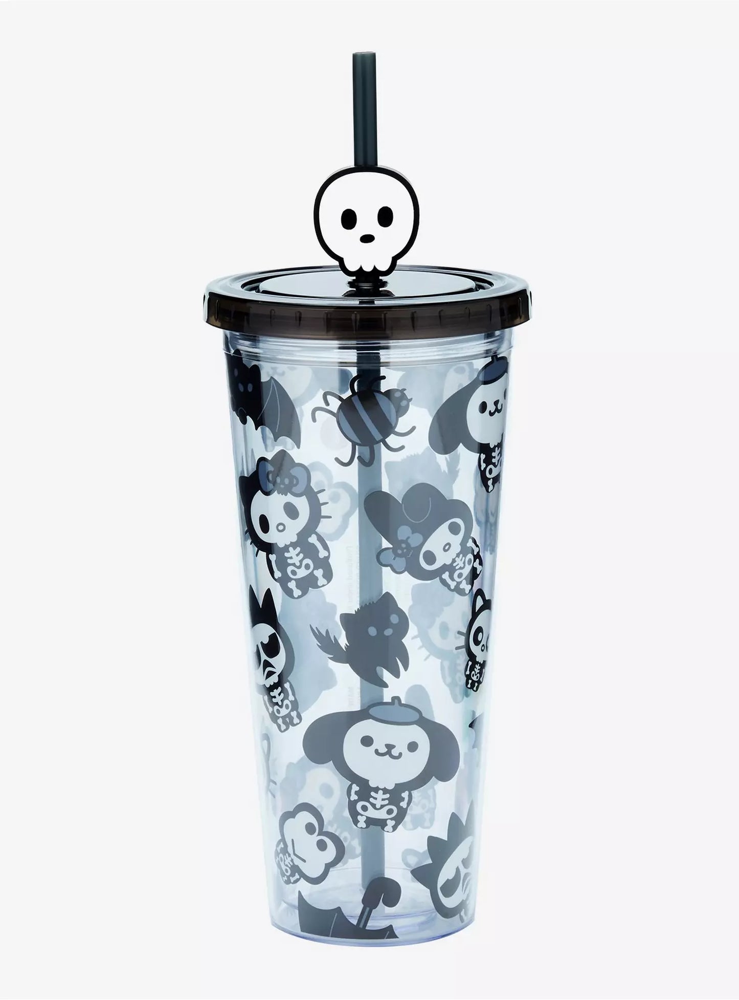 Hello Kitty And Friends Skeleton Group 24oz Plastic Cold Cup