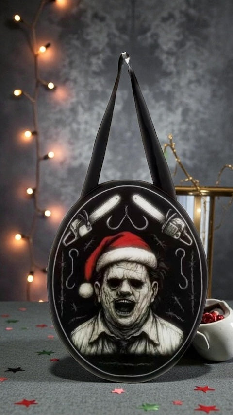 Leatherface Creepmas Canvas Tote (Zippered)