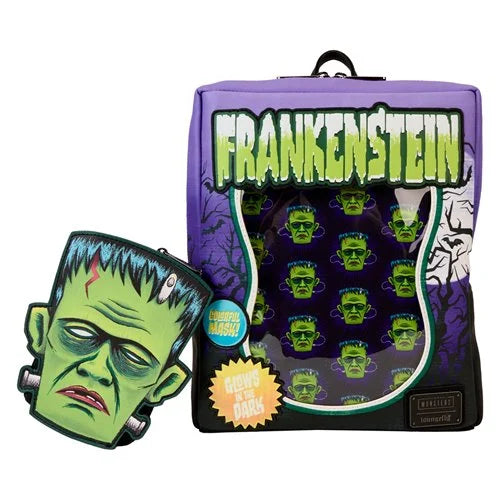 Universal Monsters Frankenstein Neon Mask Mini-Backpack