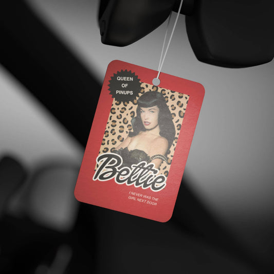Bettie Page Car Freshener- Cherry Scent 