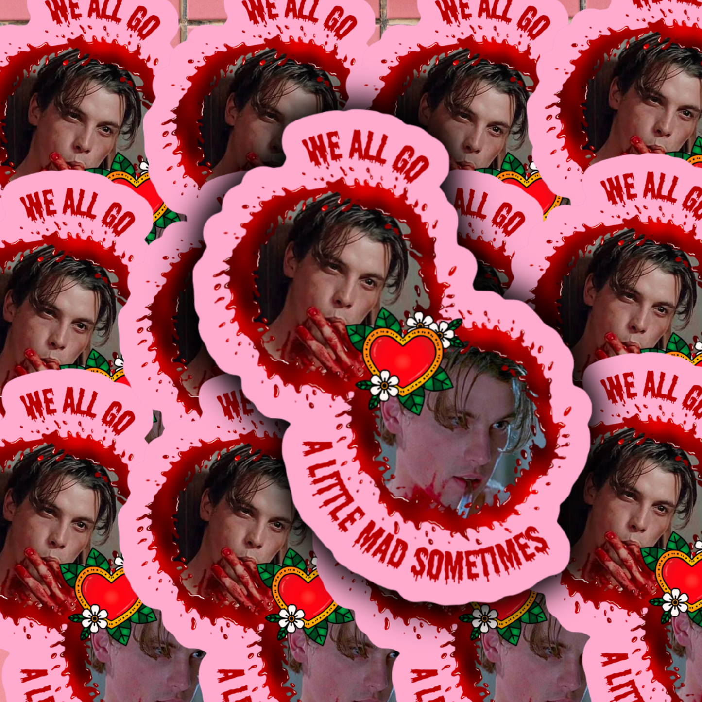 Scream BILLY Horror Movie Sticker