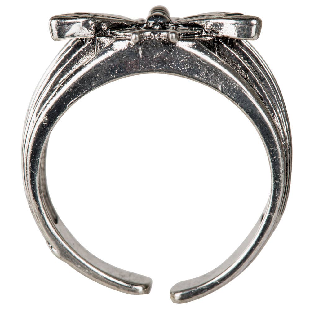 MOTH ADJUSTABLE RING