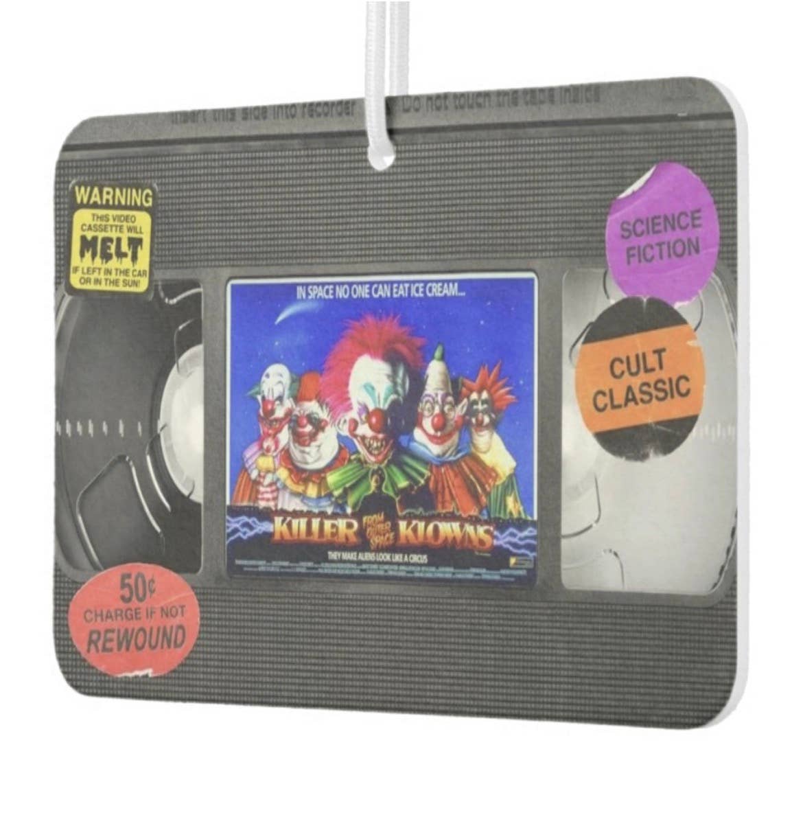 VHS Killer Klowns Freshener- Cotton Candy Scent  