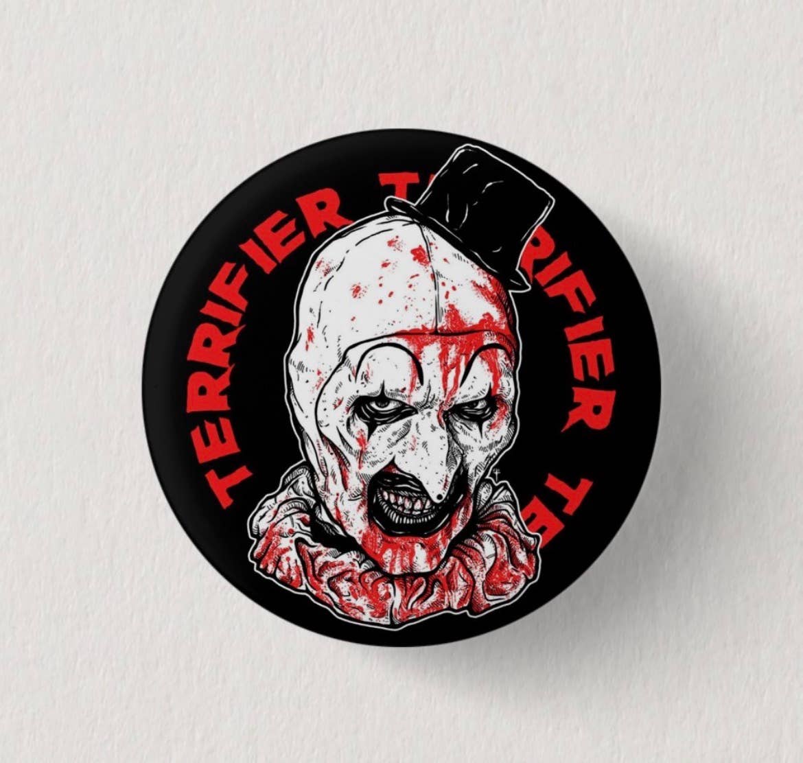 Terrifier Button Pin 