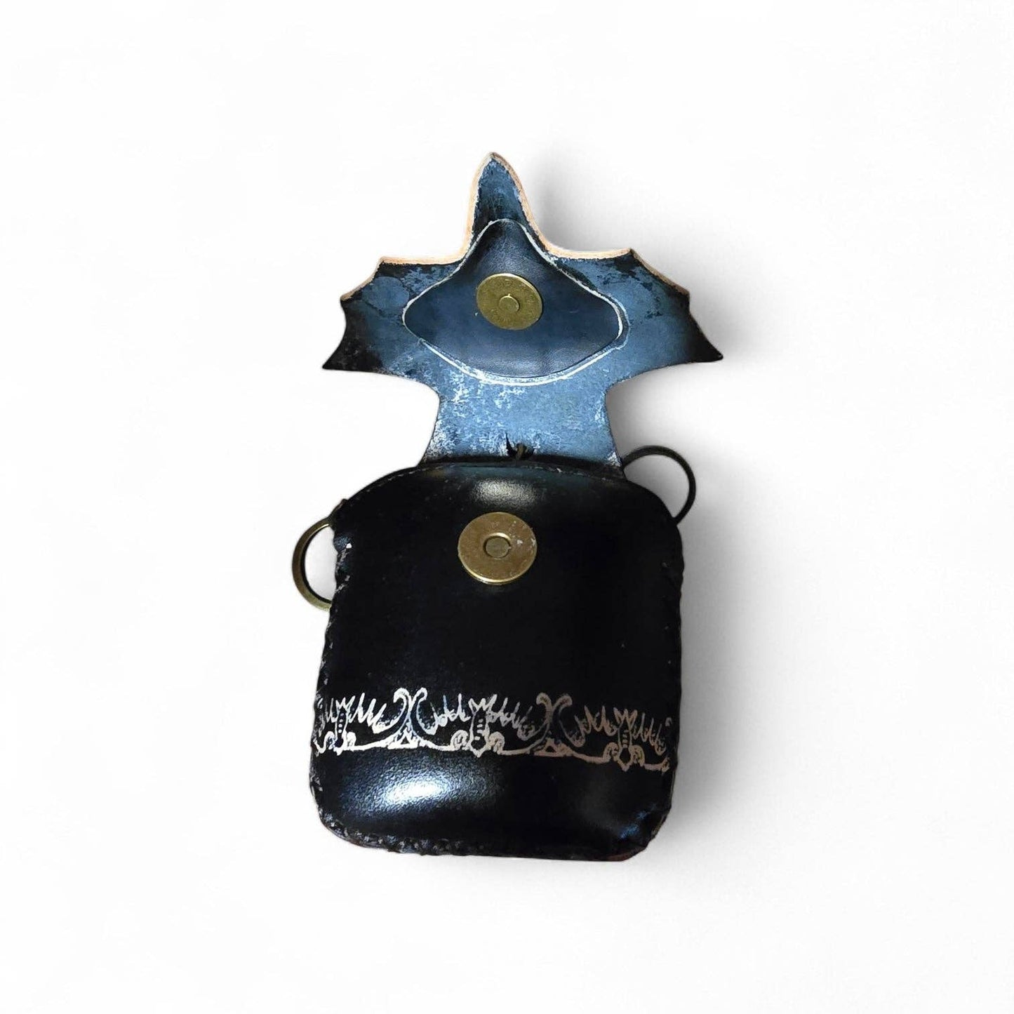Mini bat coin purse wristlet